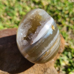 大きなシャチの瑪瑙の卵（1ポンド） - Etsy 日本