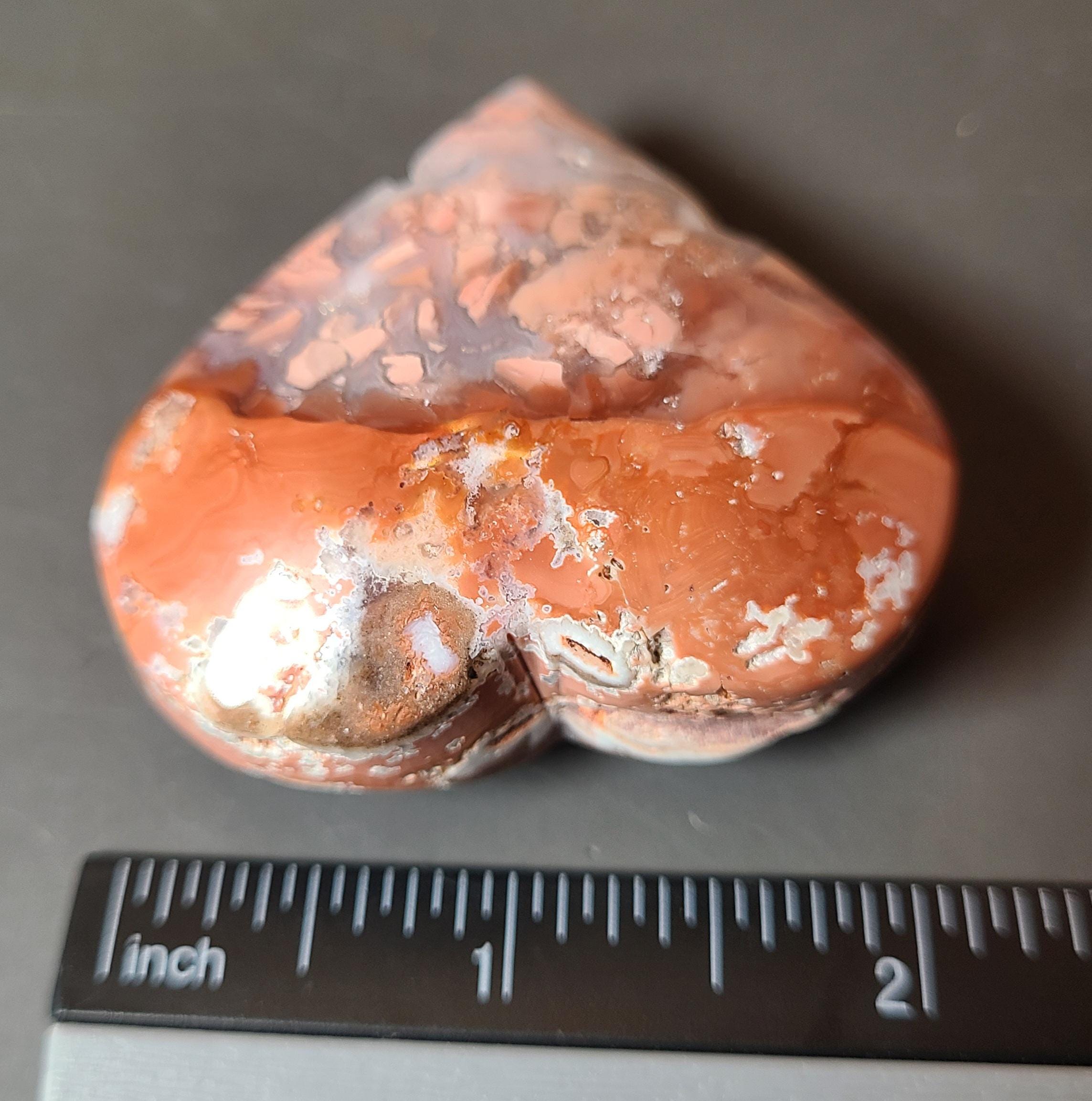 ピンクアゲートハート - Etsy 日本