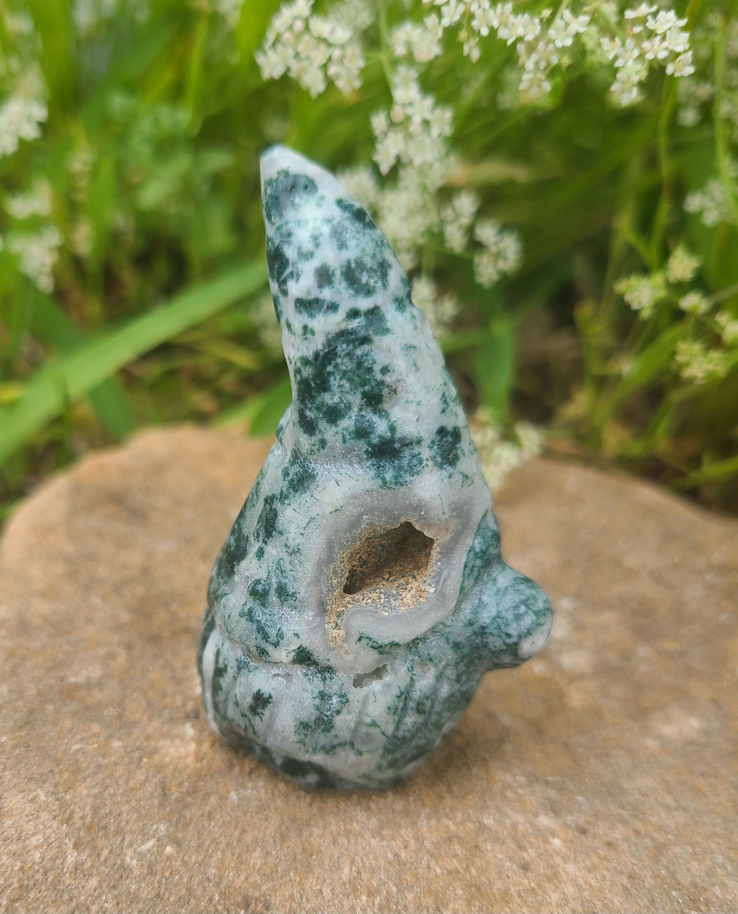 モスアゲートのノーム - Etsy 日本