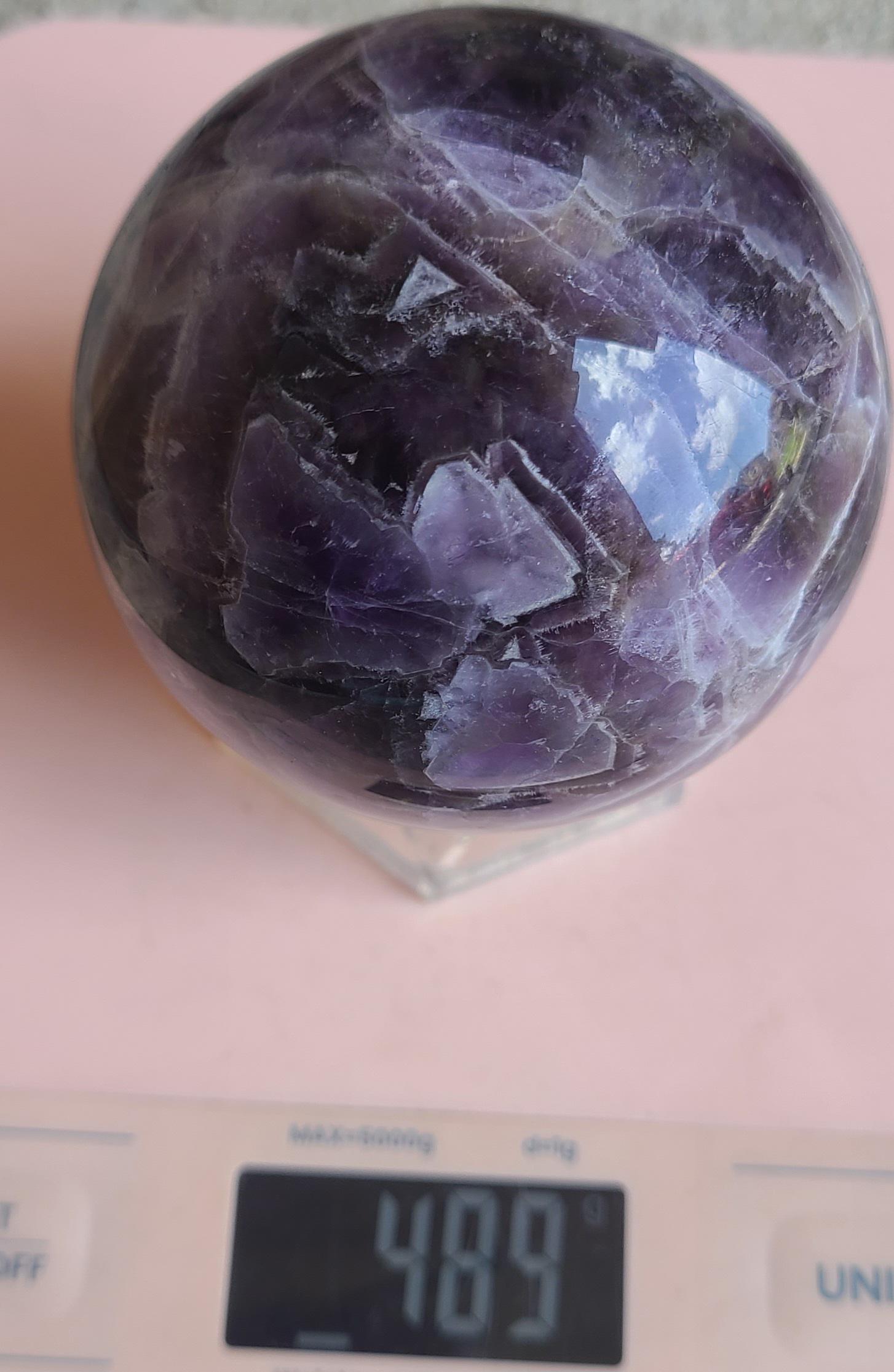 ドリームアメジストスフィア 70mm - Etsy 日本
