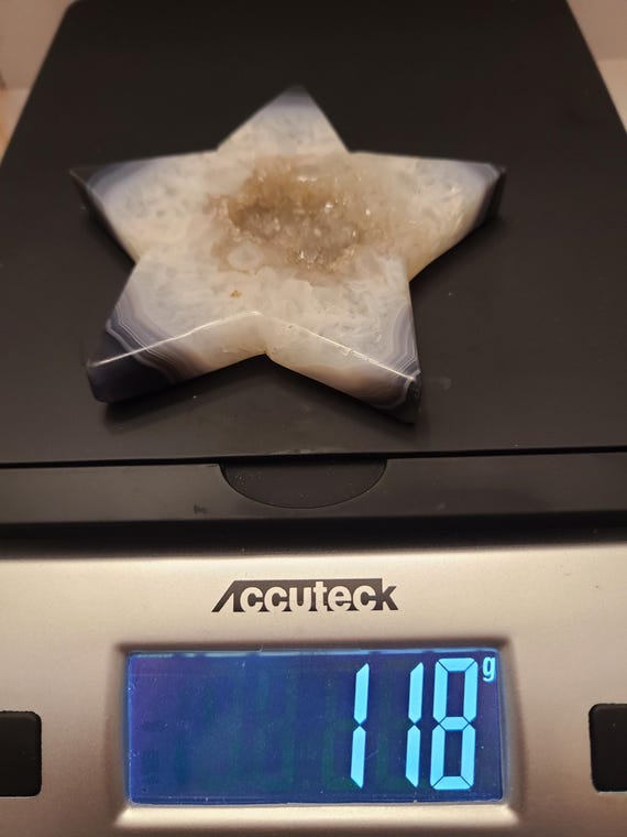 ドゥルージーアゲート ビッグ スター ① ドゥルージーアゲートスター - Etsy 日本