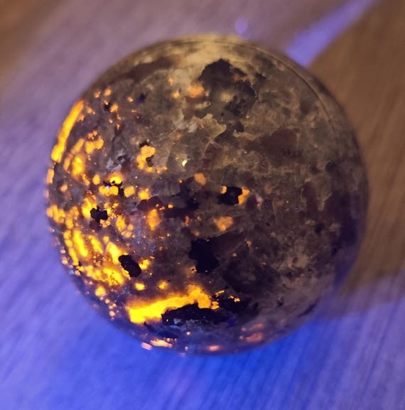 Buy Yooperlite Sphere 55mm Online in India - Etsy