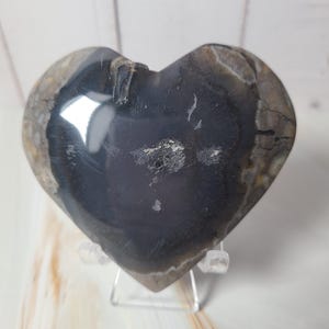 Volcano Agate Heart