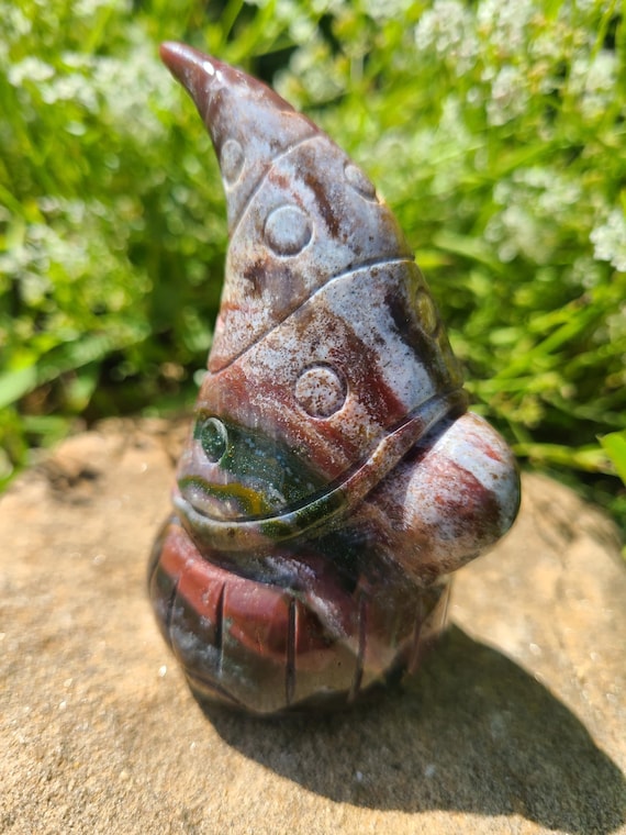 オーシャンジャスパー 小人 ノーム オーシャンジャスパーノーム - Etsy 日本