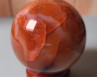 カーネリアン スフィア 53 mm - Etsy 日本