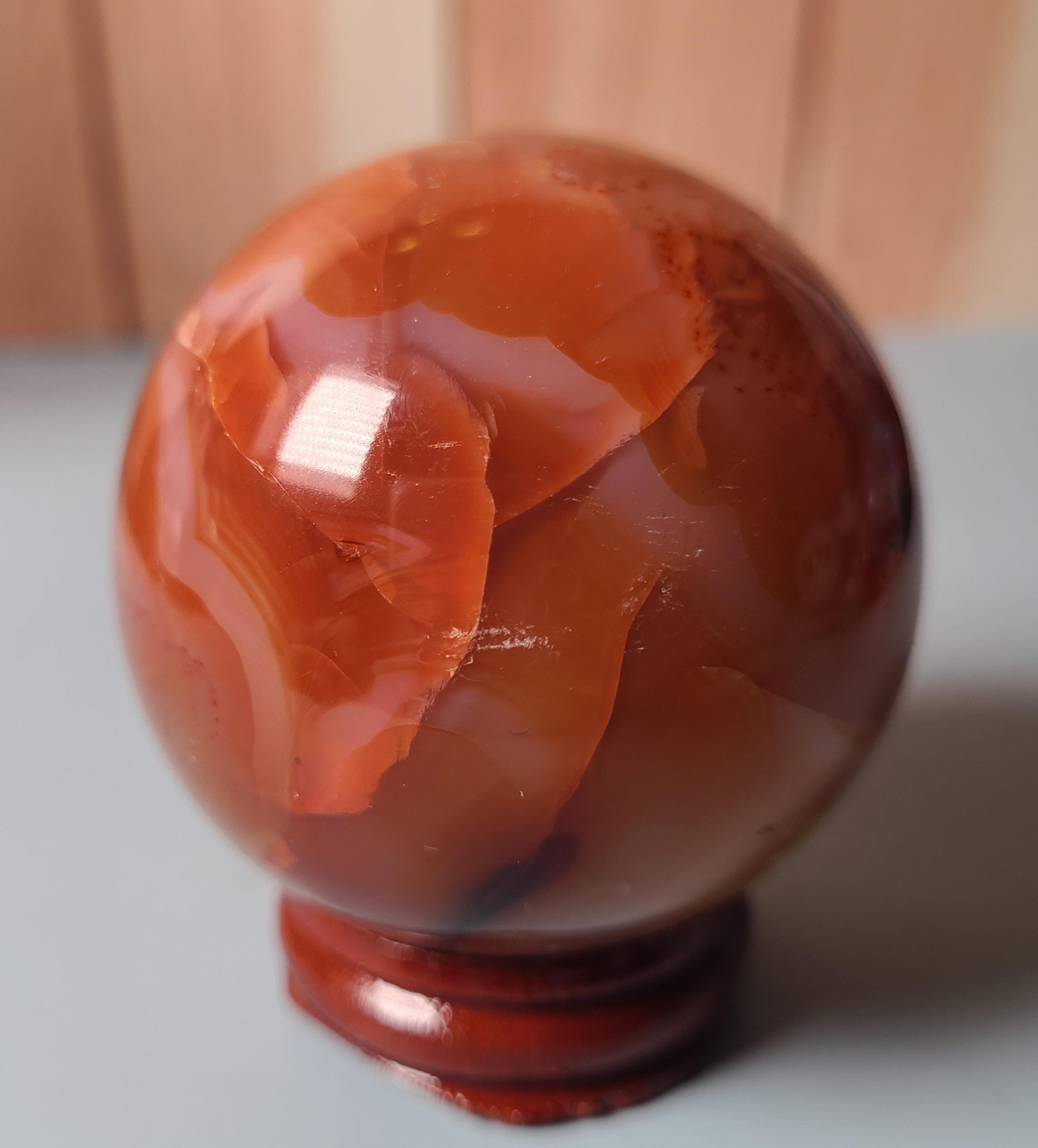 カーネリアン　スフィア Carnelian Sphere 53mm - Etsy