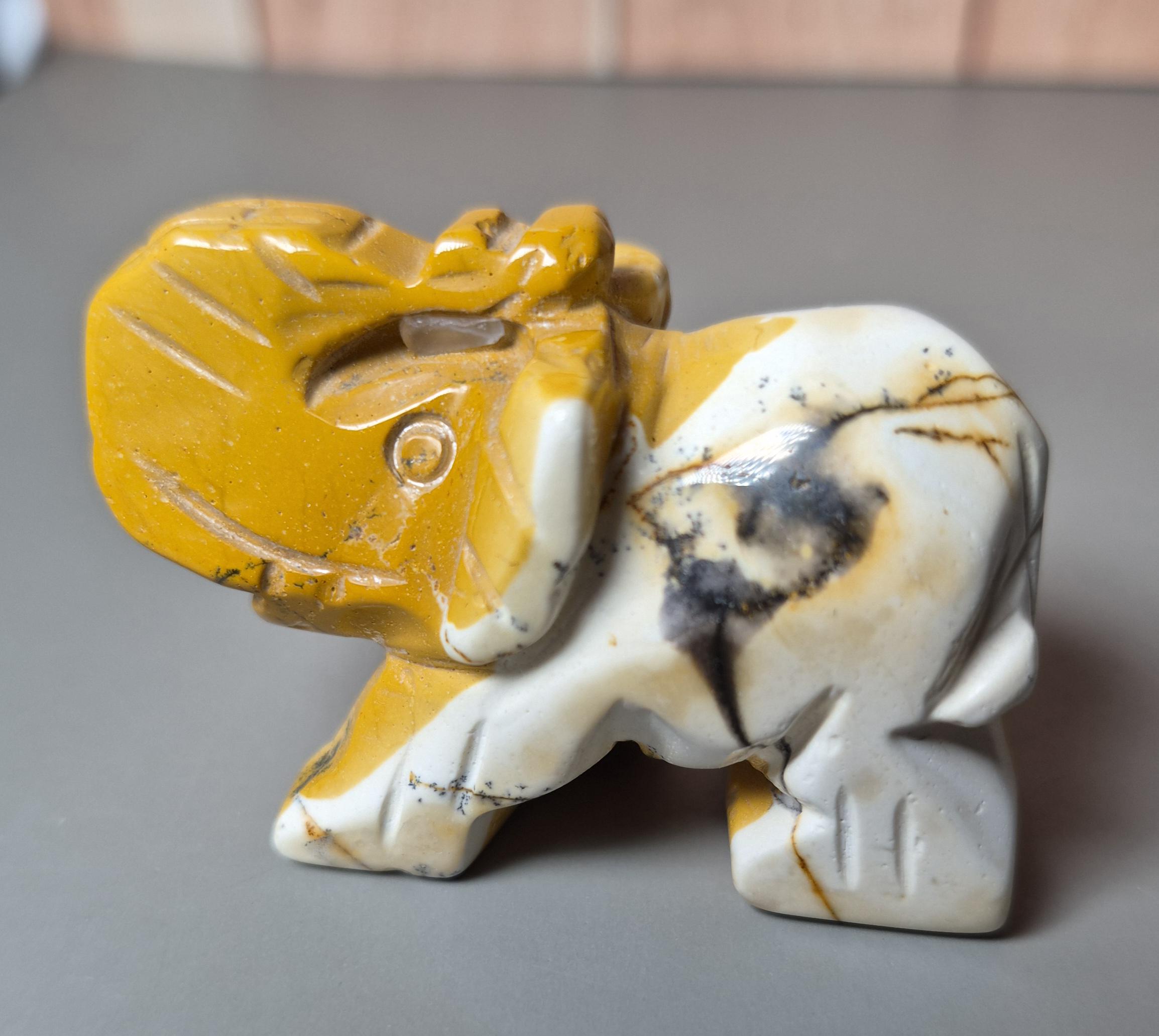Mookaite Jasper Elephant - Etsy