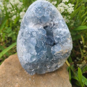 セレスタイトエッグ（+2ポンド） - Etsy 日本