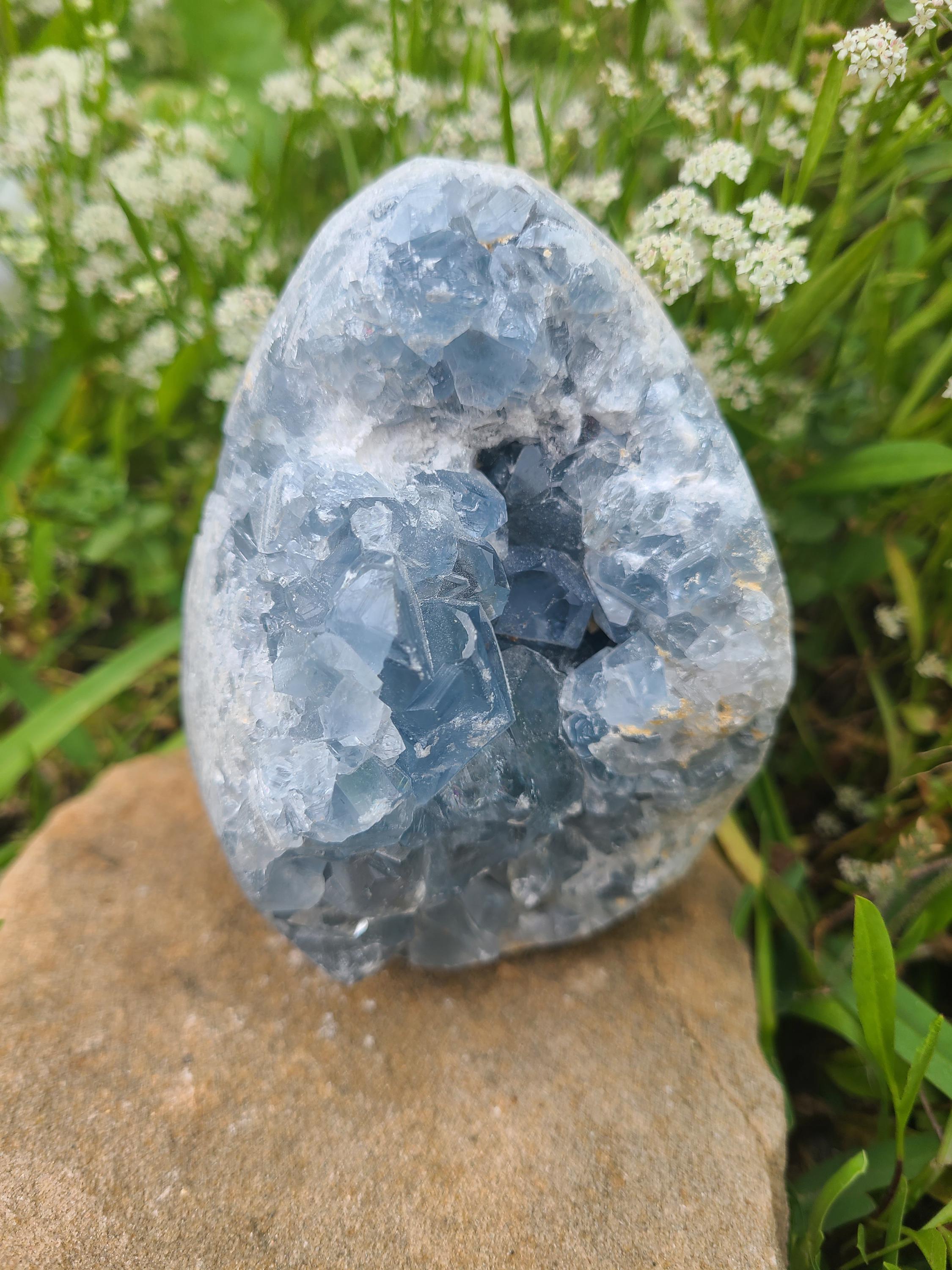 セレスタイトエッグ（+2ポンド） - Etsy 日本