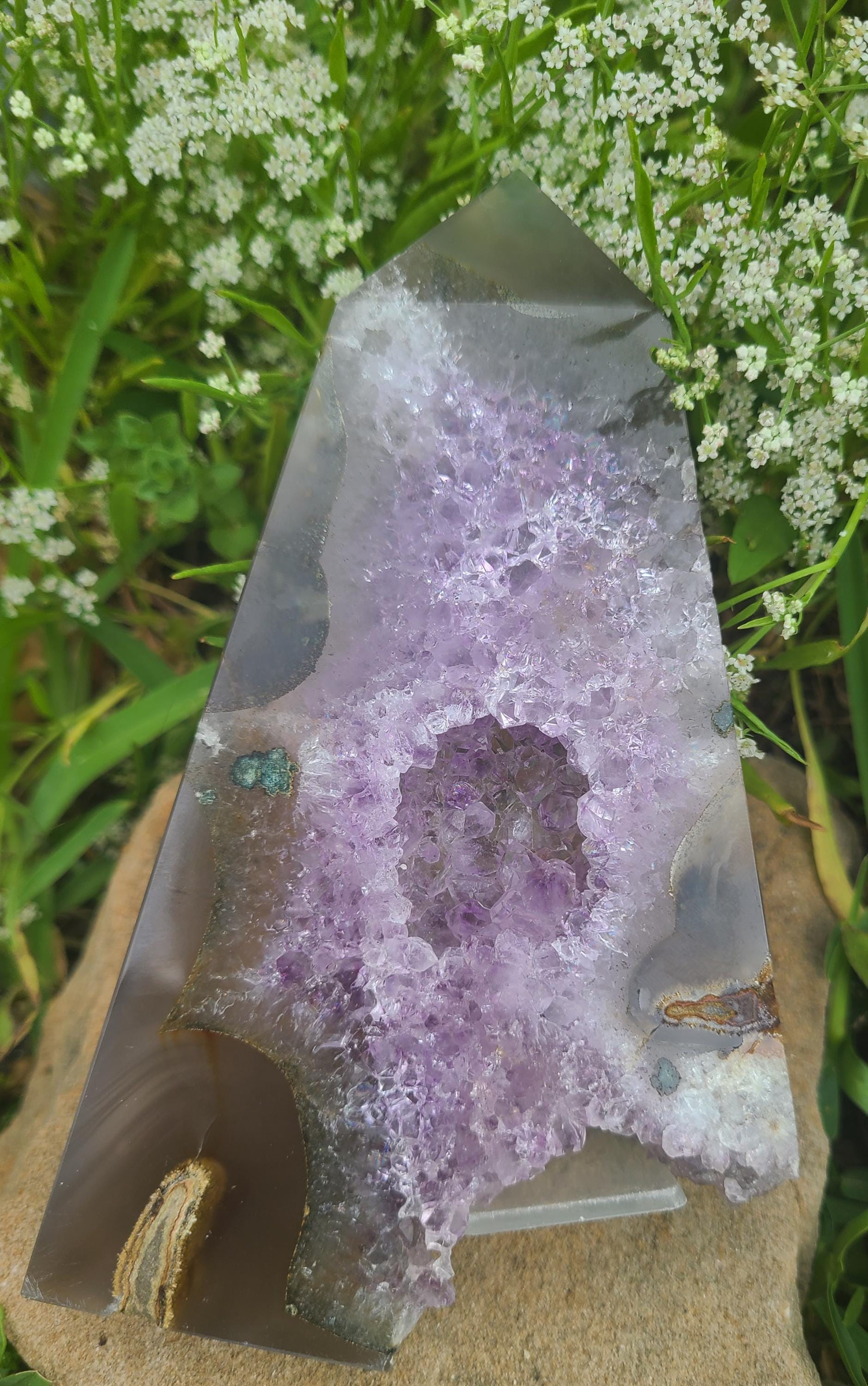 アメジストアゲートタワー - Etsy 日本