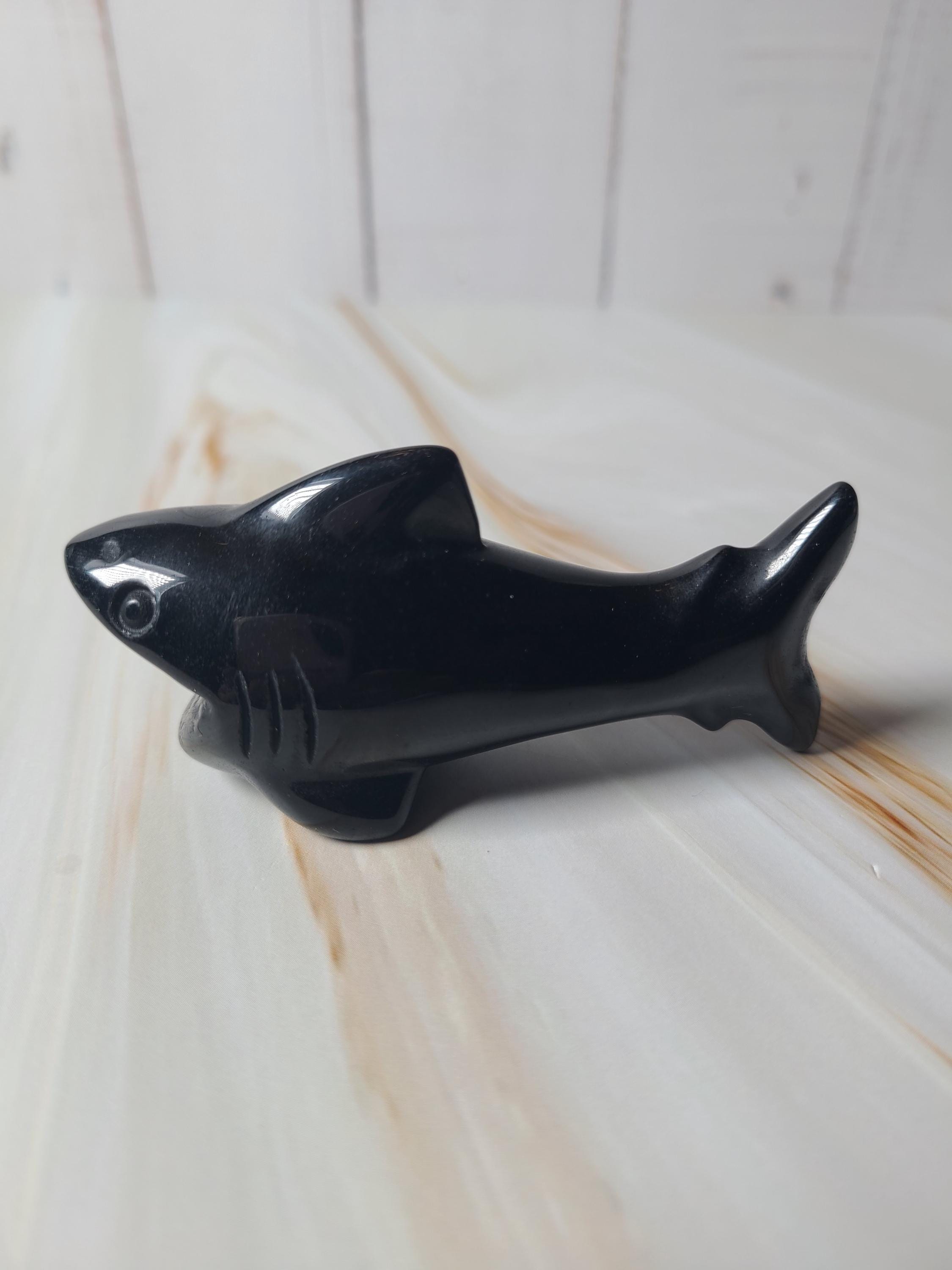 ブラックオブシディアンシャーク - Etsy 日本