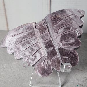 Gem Lepidolite Mica Butterfly