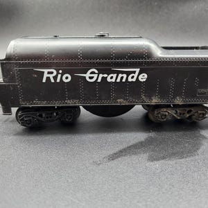 Vintage Lionel Rio Grande Model Train Coal Tender Rattler O Gauge