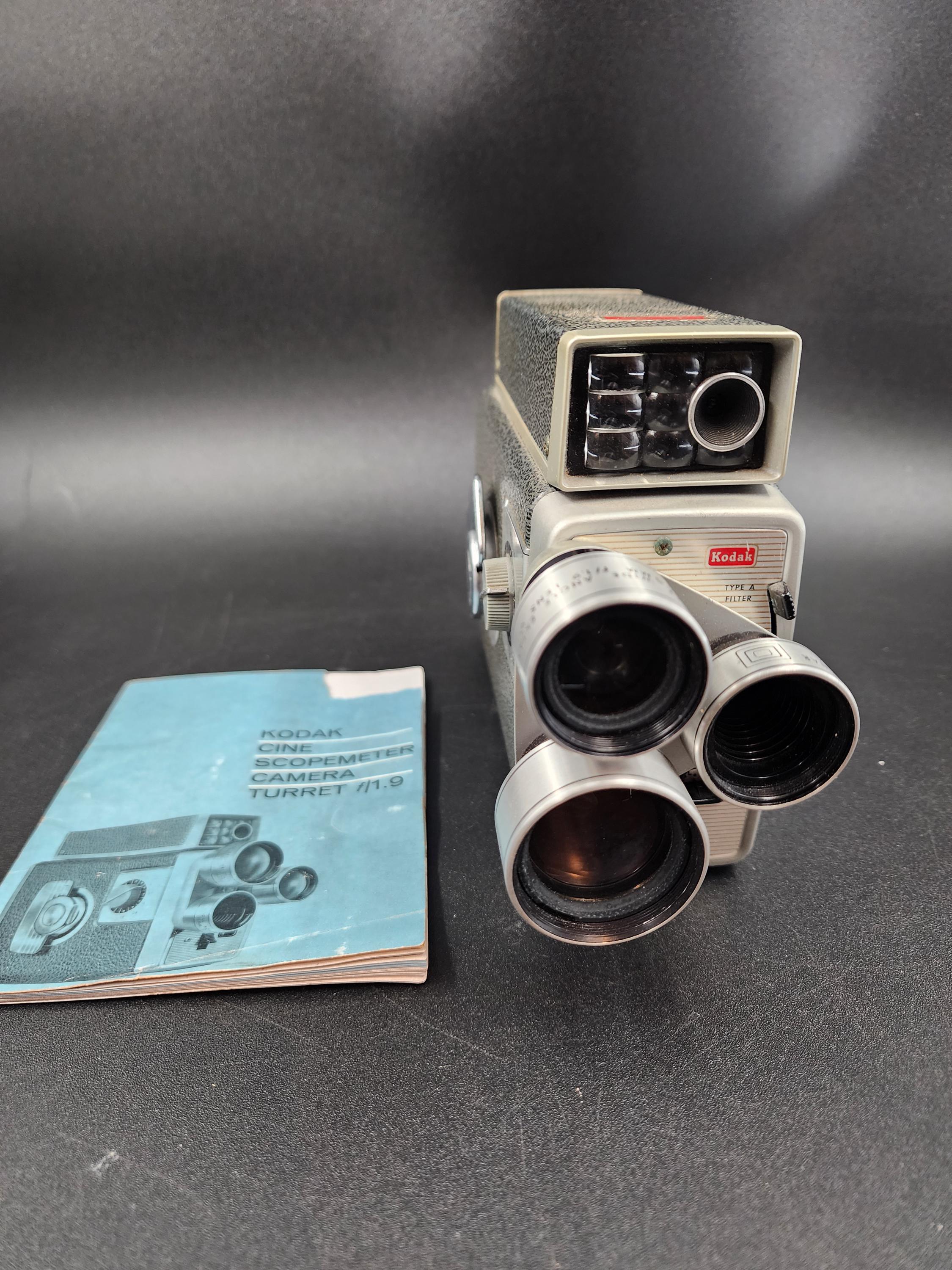 Kodak Brownie Turret 8mm Movie Camera Kodak Cine Automatic Turret