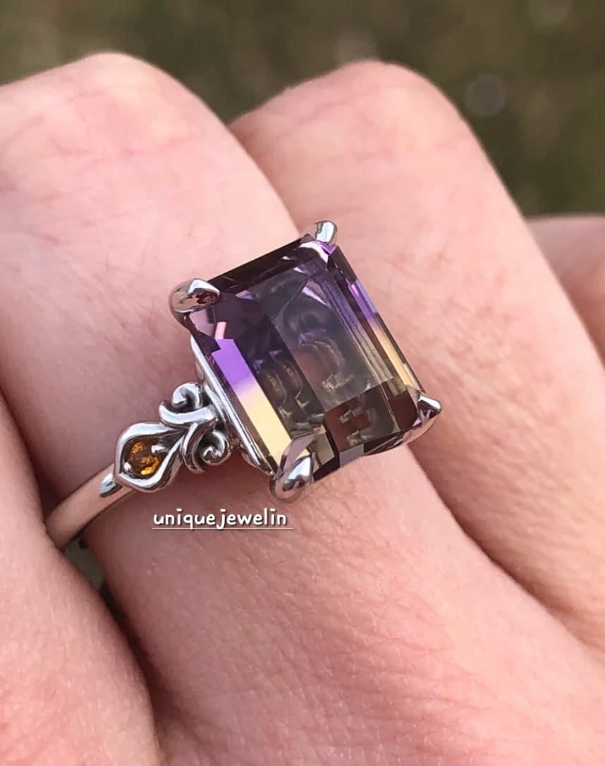 Vintage ametrine ring discount