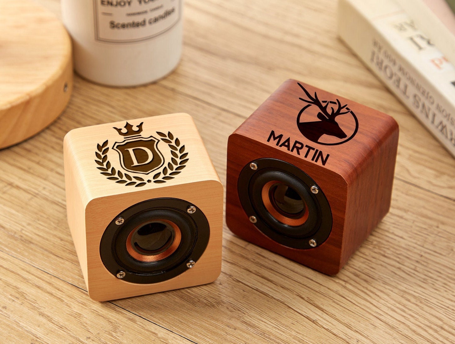 Personalized Bluetooth Speakercustom Bluetooth Speakerwood - Etsy