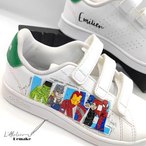 Kinder Sneakers - Personalisiert - Einzigartiges Geschenk - Handbemalt