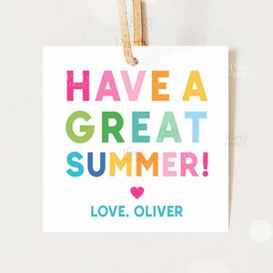 Editable Last Day of School Tag Thank You End of Year Teacher Gift Tags ...