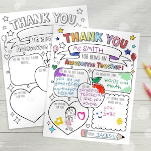 Teacher Appreciation Printable Teacher Appreciation Week Gift Thank You Teacher Gifts Coloring Pages School Kids Instant Digital Download