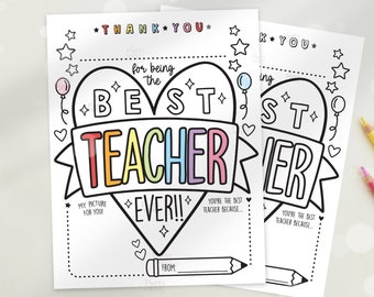 Teacher Appreciation Printable, Teacher Appreciation Week Thank You ...