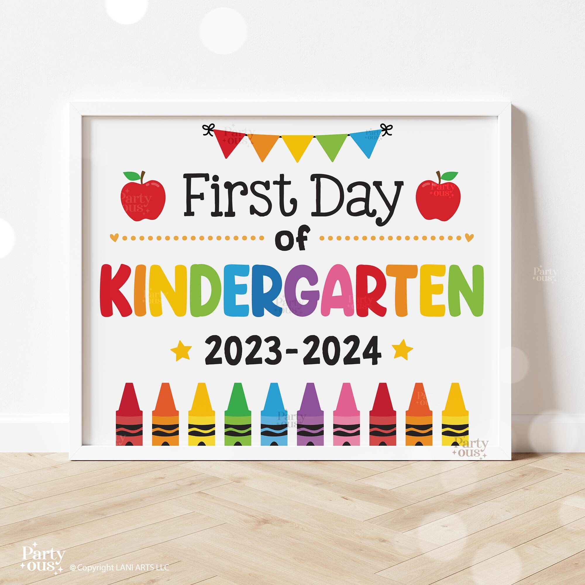 First Day of School Printable - Etsy