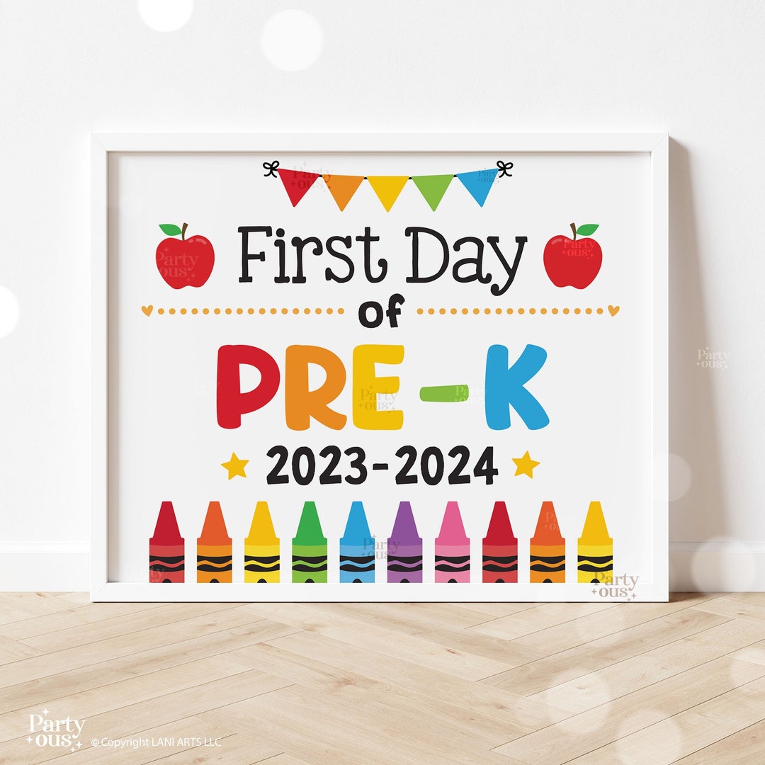 Back to School Sign First Day of - Il 1080xN.5252996895 Jwpd