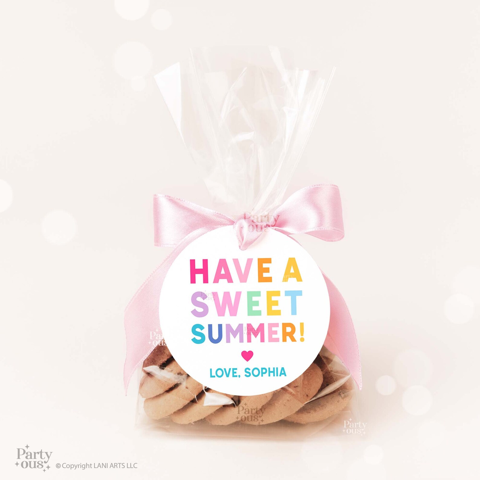 Editable Last Day of School Tag Sweet Summer End of Year Teacher Gift ...
