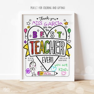 Teacher Appreciation Printable Teacher Appreciation Week Gift Thank You ...