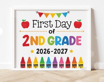 Panneau de rentrée scolaire, panneau du premier jour d'école à imprimer, panneau du premier jour de CE1, accessoire photo scolaire pour enfants et enseignants, téléchargement numérique instantané