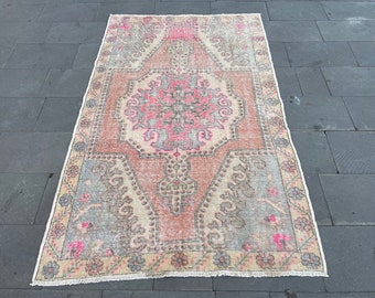 antique rug,4x7,area rug,handmade rug,decor rug, kids rug,small area rug,turkish rug,oriental rug,oversize area,anatolian rug,boho rug