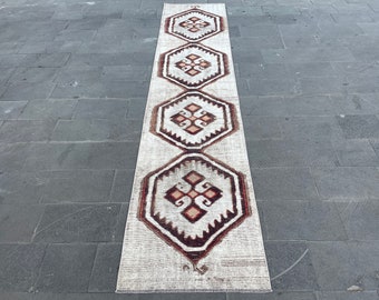 3x13 runner rug, boho decor runner, bohemian runner 3x13, oushak vintage rug, 3x13 oushak rug, 3x13 turkish rug,handmade  rug,3x13 rug