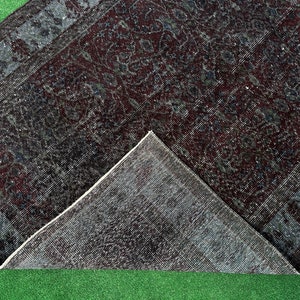 5x8 Antique Oushak Rug, Soft Turkish Rug, Vintage Bedroom Rug, Neutral Kitchen Rug, Muted Vintage Rug, 5x8 Handmade Area Rug, Bohemian Rug