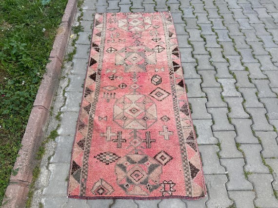 3x6 Neutral Wool Rug, Handmade Area Rug, Turkish Soft Rug, Neutral Oushak Rug, 3x6 Kitchen Rug, Anatolian Area Rug, Low Pile Rug, Boho Rug