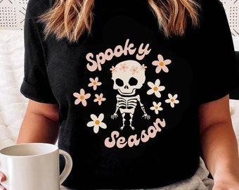 Groovy Halloween svg png | Retro Skeleton svg | Conception pour Cricut | | de sublimation Vibes effrayantes svg | Saison effrayante SVG