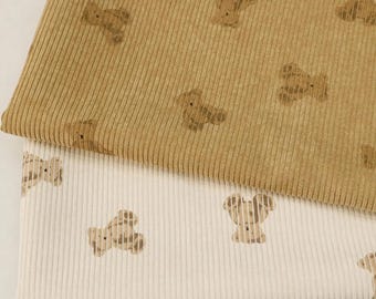 Bear Corduroy Fabric,Fabric By 1/2Yard,Sofa Fabric,Corduroy Fabric,Bear Fabric,Cushion Fabric,Upholstery Fabric