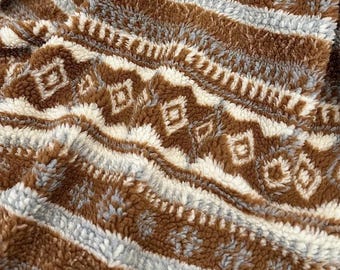 Stripe Plush Fabric,Coat Fabric,Ethnic Fabric,Blanket Fabric,Cushion Fabric,Plush Fabric,Sofa Fabric,Fabric By 1/2 Yard,Upholstery Fabric
