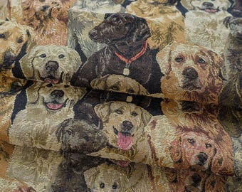 Dog Jacquard Fabric,Upholstery Fabric,Dog Fabric,Cushion Fabric,Sofa Fabric,Dress Fabric,Fabric By 1/2 Yard,Jacquard Fabric,Clothes Fabric