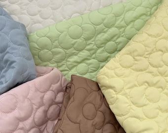 Padded Fabric,Flower Fabric,Embroidered Fabric,Winter Fabric,Coat Fabric,Clothes Fabric,Cushion Fabric,Upholstery Fabric,Fabric By 1/2 Yard