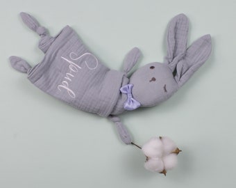 Custom Baby Comforter,Baby Easter Gift,Baby Blanket,Baby Rabbit Gift,Baby Toy,Newborn Baby Gift,Baby Essentials,Rabbit Nursery Decor