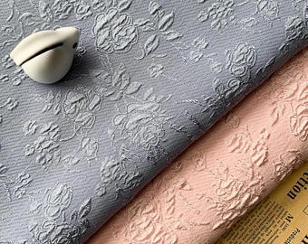 Tela Jacquard Floral, Tela para Tapicería, Tela Floral, Tela para Cojines, Tela para Sofás, Tela para Vestidos, Tela Cortada a Medida, Tela Jacquard, Tela para Ropa