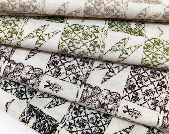 Gingham Cotton Fabric,Printed Fabric,Upholstery Fabric,Curtain Fabric,Gingham Fabric,Dress Fabric,Fabric By 1/2 Yard,Cotton Fabric