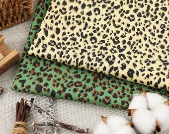 Leopard Cotton Fabric,Tablecloth Fabric,Leopard Fabric,Quilting Fabric,Cotton Fabric,Soft Fabric,Printed Fabric,Dress Fabric,Fabric By Yard