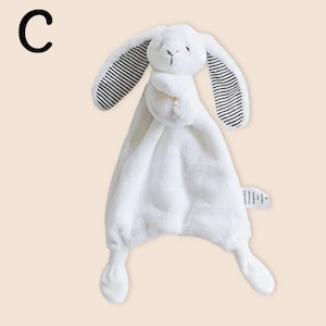 Piumino per neonati personalizzato,Regalo di Pasqua per neonati,Coperta per neonati,Regalo per coniglietto,Giocattolo per neonati,Regalo per neonato,Articoli essenziali per neonati,Arredamento per la cameretta dei conigli C