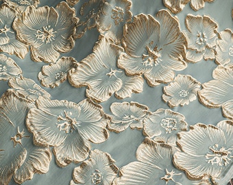 Floral Jacquard Fabric,Upholstery Fabric,Floral Fabric,Cushion Fabric,Soft Fabric,Sofa Fabric,Fabric By 1/2 Yard,Jacquard Fabric