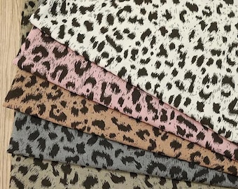 Leopard Printed Fabric,Dress Fabric,Soft Fabric,Leopard Fabric,Curtain Fabric,Clothes Fabric,Printed Fabric,Dress Fabric,Fabric By 1/2 Yard