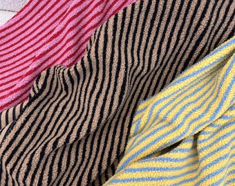 Stripe Plush Fabric,Coat Fabric,Stripe Fabric,Blanket Fabric,Cushion Fabric,Plush Fabric,Sofa Fabric,Upholstery Fabric,Fabric By 1/2 Yard