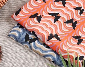Butterfly Cotton Fabric,Tablecloth Fabric,Butterfly Fabric,Quilting Fabric,Cotton Fabric,Printed Fabric,Dress Fabric,Fabric By The Yard