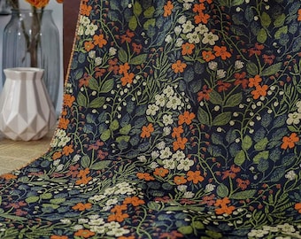 Floral Jacquard Fabric,Upholstery Fabric,Cushion Fabric,Soft Fabric,Sofa Fabric,Jacquard Fabric,Curtain Fabric,Fabric By 1/2 Yard