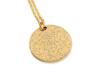Custom Star Map Necklace
