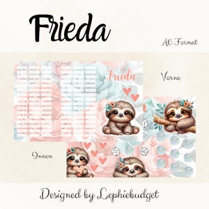 Frieda / Klappkarte / Umschlagmethode / A6 Format
